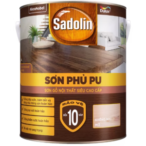 Sơn Phủ PU Nội Thất Siêu Cao Cấp Sadolin – Mờ