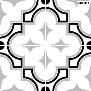 Gạch Ceramic lát nền loại 300x300 (cm) xương trắng Mã số: HAW314