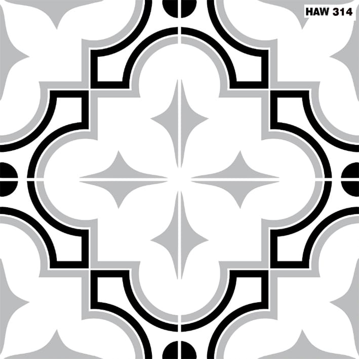 Gạch Ceramic lát nền loại 300x300 (cm) xương trắng Mã số: HAW314