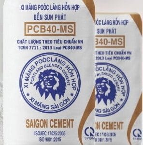 Xi măng Bền Sun Phát PCB40-MS SÀI GÒN