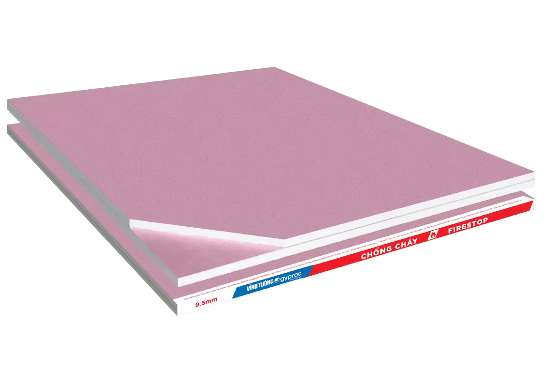 Tấm Thạch Cao Chống Cháy VĨNH TƯỜNG-gyproc