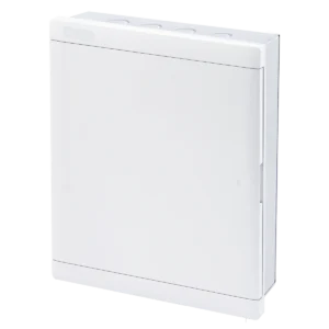 Tủ điện âm tường thanh ray điều chỉnh đa hướng, nắp mở ngang chứa MCB 20-24 cực mã G-24