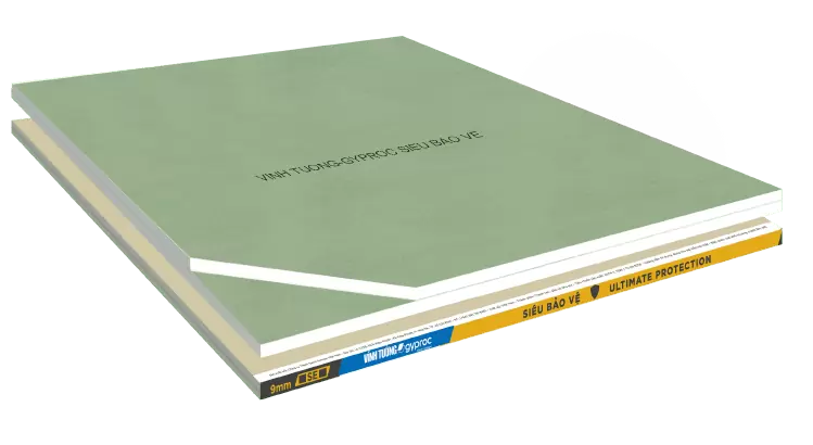 Tấm thạch cao Siêu Bảo Vệ VĨNH TƯỜNG-gyproc