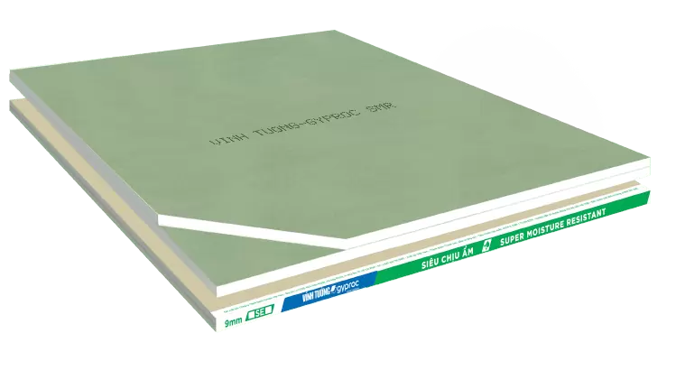 Tấm Thạch Cao Siêu Chịu Ẩm VĨNH TƯỜNG-gyproc