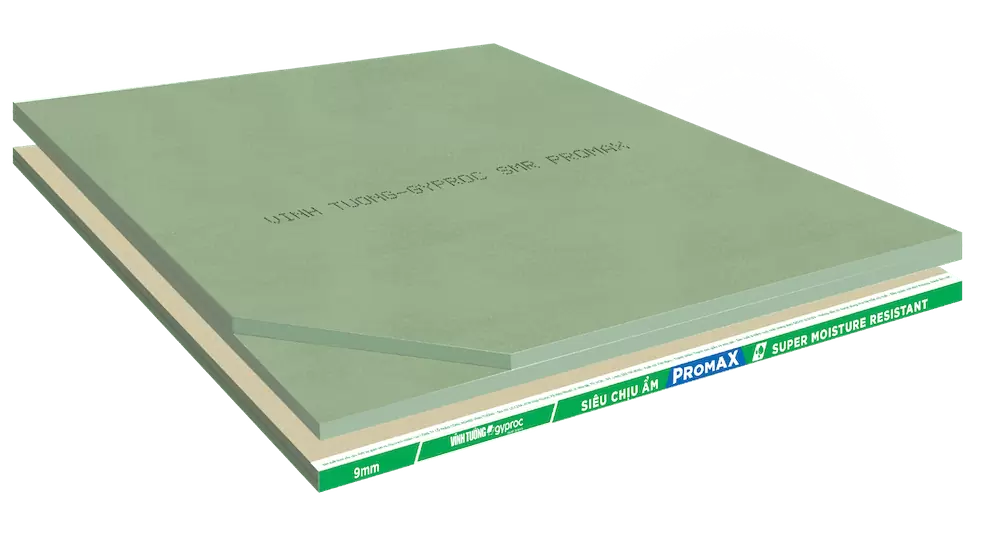 Tấm Thạch Cao VĨNH TƯỜNG-gyproc Siêu Chịu Ẩm PROMAX